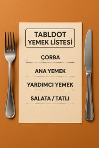 tabldot yemek 