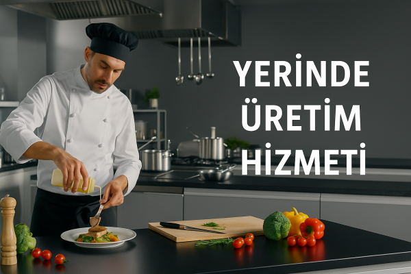yerinde yemek üretim hizmeti
