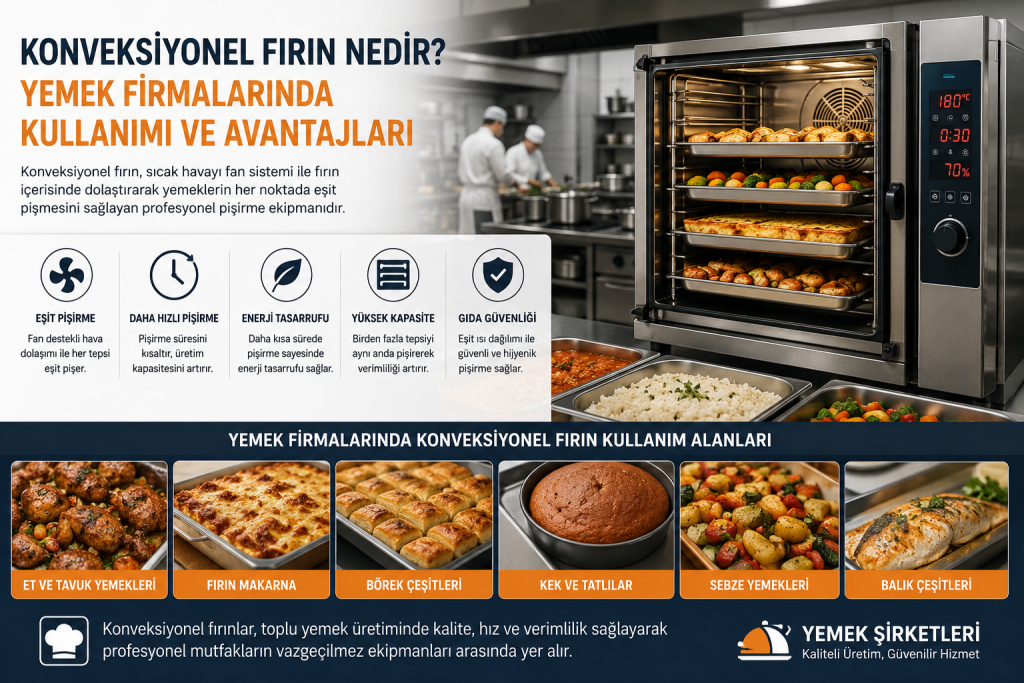 konveksiyonel fırın